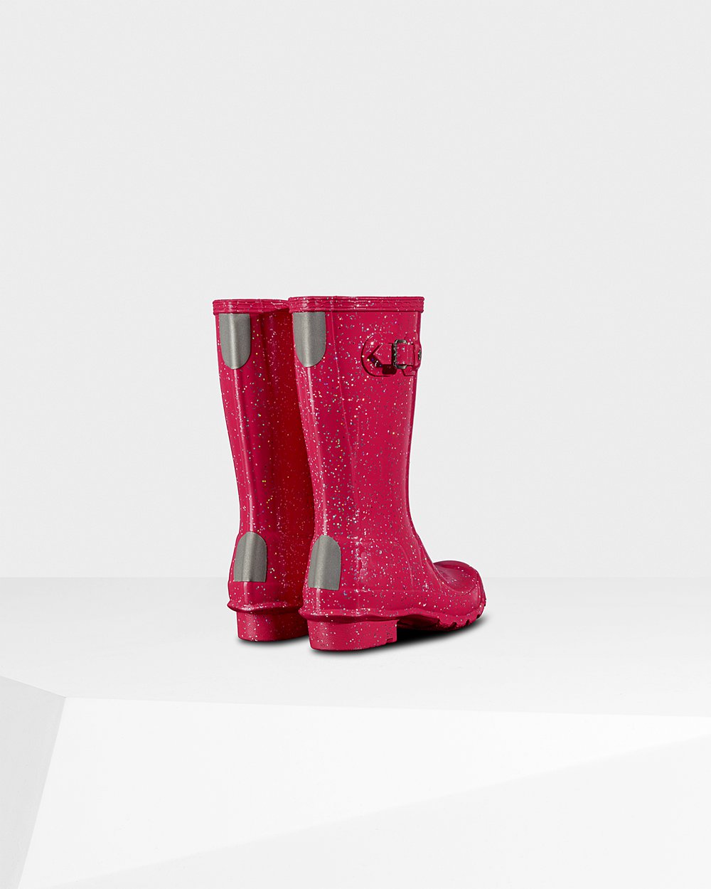 Hunter Niños Original Big Giant Glitter - Botas de Lluvia Rosas - 820-KRXOEN